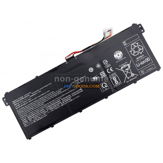 11.4V  48Wh  3 cells  Li-Polymer  Black