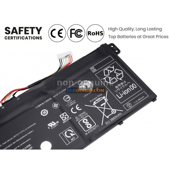 11.4V  48Wh  3 cells  Li-Polymer  Black