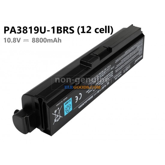 10.8V  8800mAh  12 cells  Li-ion  Black
