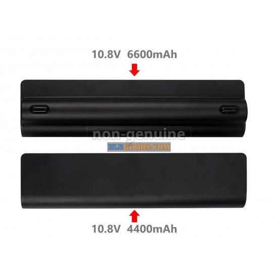 10.8V  4400mAh  6 cells  Li-ion  Black